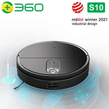 

360 Botslab S10 Robot Vacuum Cleaner Triple-eye LiDAR 3300Pa Strong Suction 3D Mapping Ultra-thin Body 520ml Water Tank 5000mAh