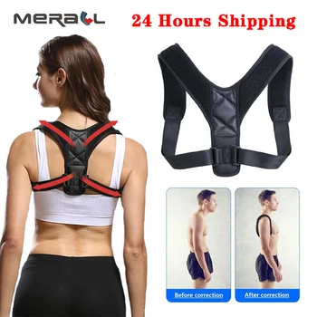 

Adjustable Back Posture Corrector Shoulder Support Belt Clavicle Spine Upper Back Shoulder Lumbar Posture Correction For Unisex