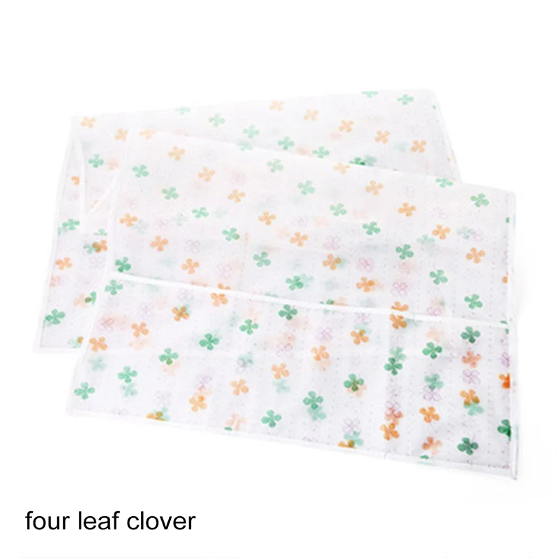 four leaf clover Органайзер для холодильника PEVA морозильная камера верхняя сумка пылезащитные чехлы Сумки для хранения холодильника 130*55 см 1 шт. водонепроницаемый чехол для холодильника - Цвет: four leaf clover