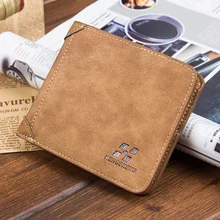 

New Men's Wallet 2021 Frosted Leather Retro Wallets Casual Horizontal Vertical Men's Wallets Two-folder Multi-Card Wallet