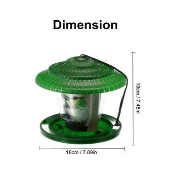 

New Bird Feeders Small Waterproof Wild Bird Feeder Hanging Plastic for Garden Yard House Outdoor Hanging Decoration Pet Supplies