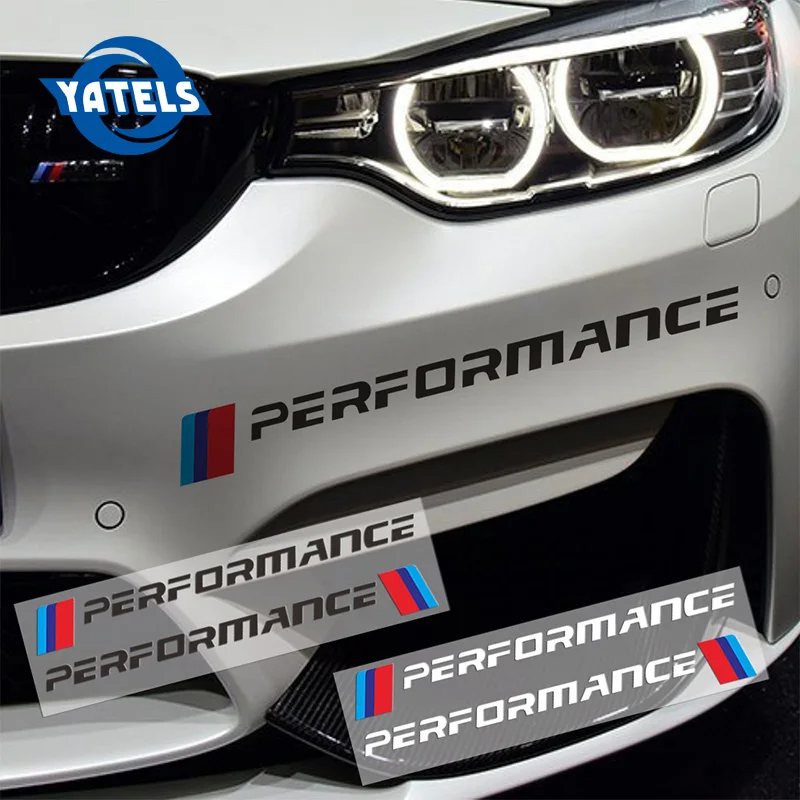 2 шт. наклейка на передний бампер для bmw e90 e46 e39 e60 f30 f10 f34 x3 x4 x5 e70 f15 x6 M3 M5 Стайлинг
