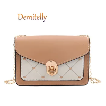 

Fashion Niche Women's Handbags New Rhombus Decoration Chain Shoulder Messenger Bag Luxury Brand Design Ladies Tote Bag Wallet