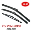 Wiper LHD Front Wiper Blades For Volvo XC60 2012-2017 2016 2015 Windshield Windscreen Window Brushes26"+20"+14" 1