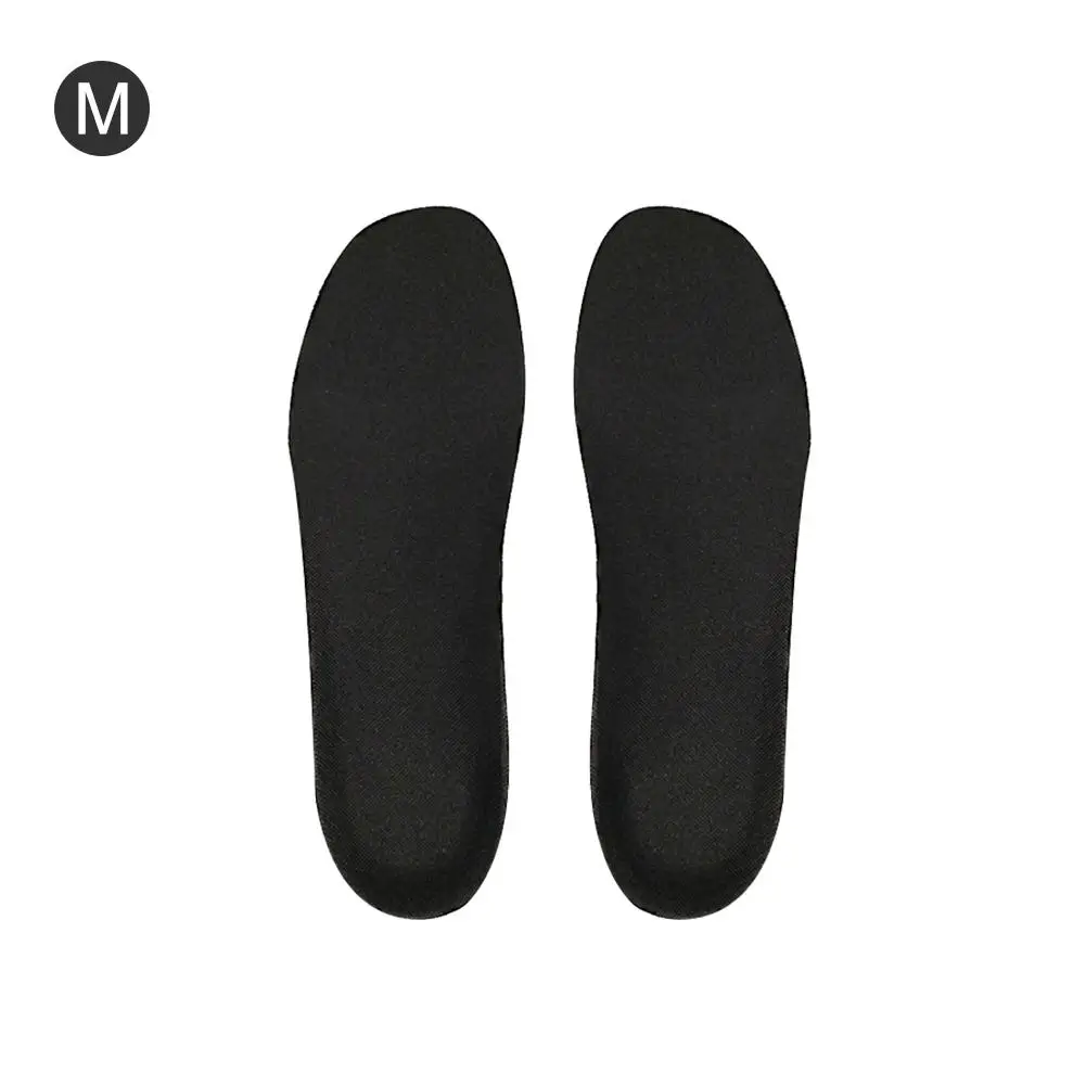 Black M Orthotic Shoes Inserts Sweat Absorbent Breathable High Arch Support Insoles Correction Sports Insole Pads High Elastic Thick Sho - Цвет: Black M
