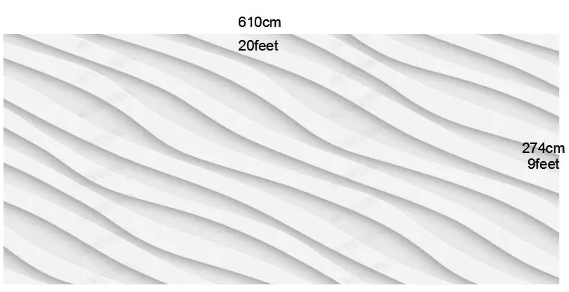 

2 pcs UV printing Ceiling Film and 40 meter h profile shipping to USA