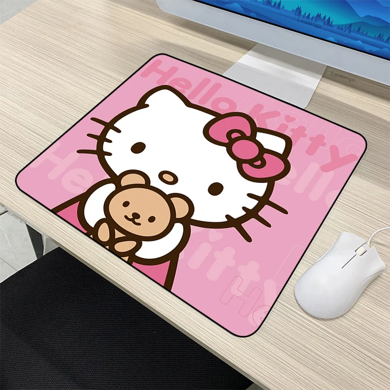 Маленький коврик для мыши Kawaii Hellos Cat Kittys компьютерные игровые аксессуары