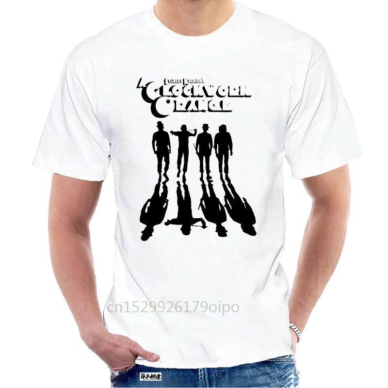 CLOCKWORK ORANGE - T-SHIRT CULT FILM INSPIRED SCREEN PRINTED 100% COTTON @074094 | Мужская одежда
