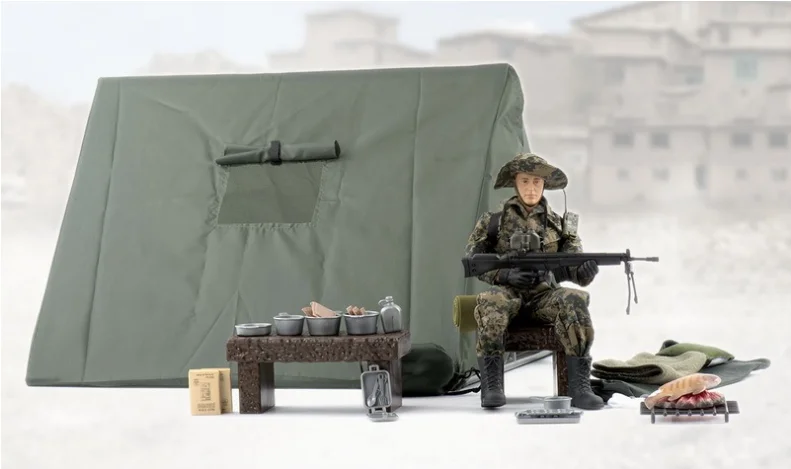 1/6 police militaire soldat figurines modèle avec accessoires