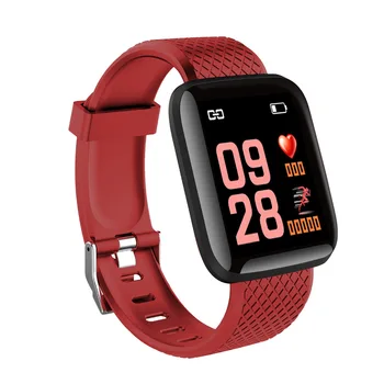 

Smart Watch 116 Plus Heart Rate Watch Wristband Sports Watches Smart Blood Pressure Band Waterproof Smartwatch Fitness Tracker