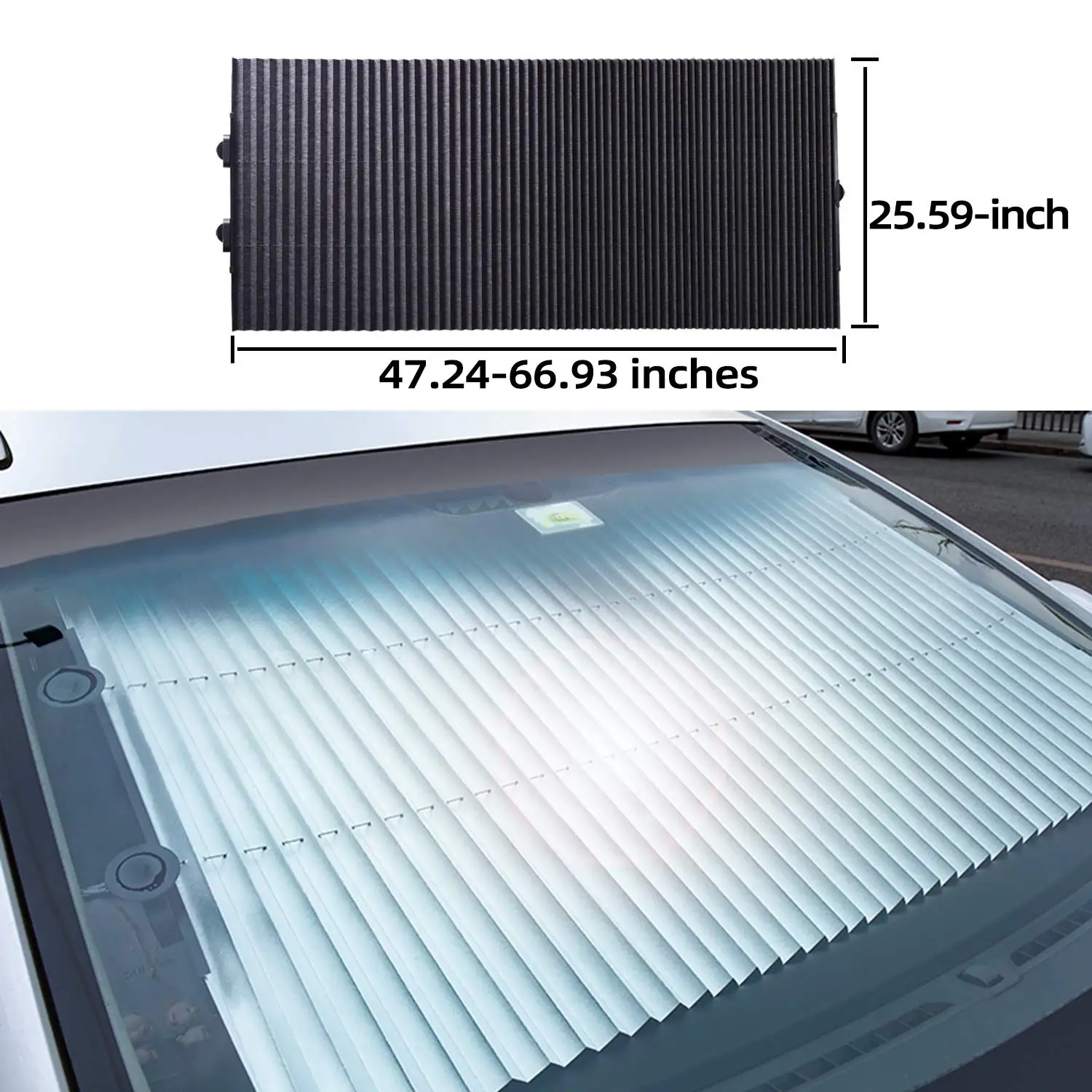 Seineca Car Windshield Sun Shade with 