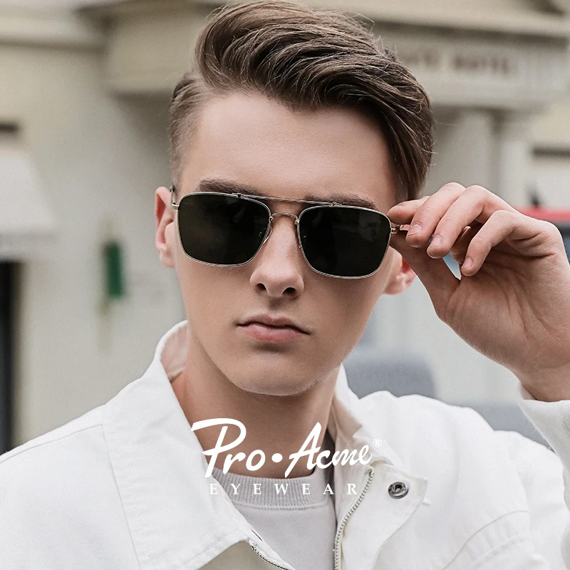 Pro Acme Design Square Polarized Sunglasses Men Women Retro Pro Acme Design Square Polarized Sunglasses Men Women Retro