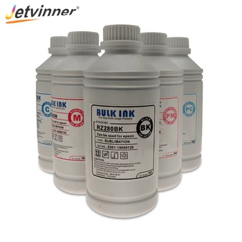 

Jetvinner 6000 ml 6-color Refill Subllimation Ink For Epson Inkjet Printer Heat Press Ink For T-shirt, Mug, Shoes, Phone Case