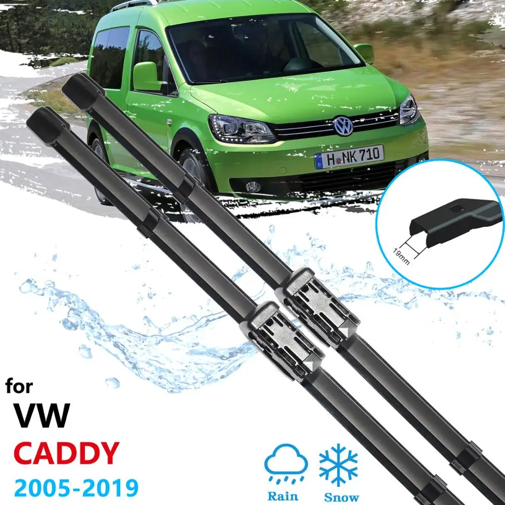 Щетка стеклоочистителя для Volkswagen VW Caddy 2K 2005 ~ 2019 стеклоочистители переднего