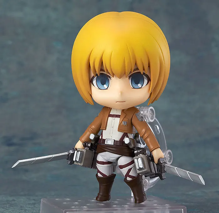 PrettyAngel-Подлинная фигурка компании Good Smile Nendoroid 435 атака на Титанов Армин арлерт