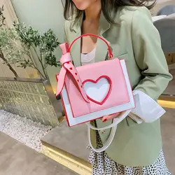 Корейская версия женской сумки Xiaoqingxin новый стиль студенческой красивой дамской сумки с одним плечом и скошенная сумка