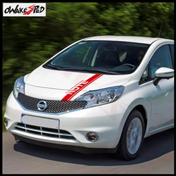For-Nissan-Note-Sport-Stripes-Bonnet-Sticker-Car-Hood-Cover-Engine-Decor-Decal-Auto-Body-Accessories