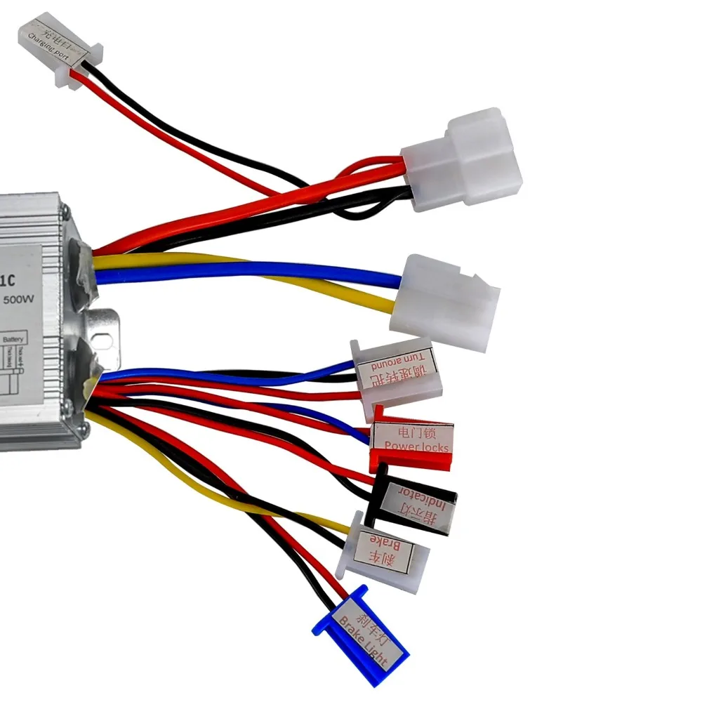 24V 500W Motor Brush Speed Controller for Electric Bike Bicycle Scooter Go Kart (6)