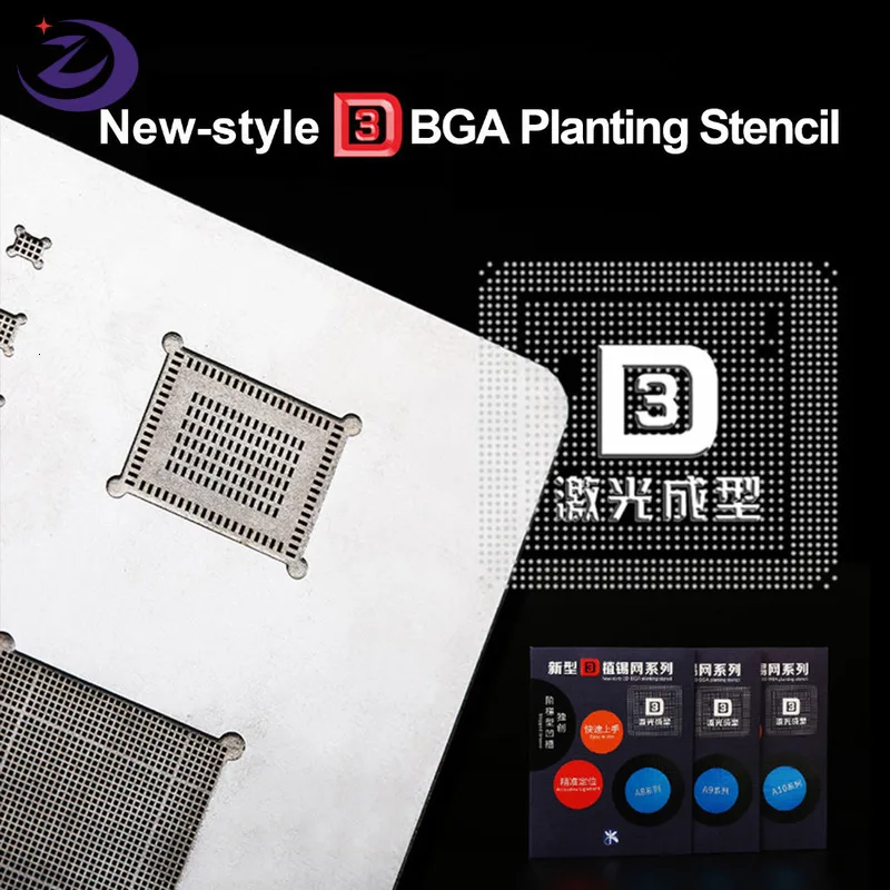 Kaisi 3D микросхема BGA набор трафаретов A8 A9 A10 A11 трафарет оловянные пластины ручные