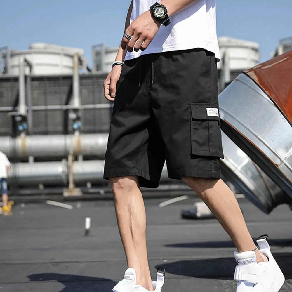 Шорты мужские короткие в стиле хип хоп уличная одежда винтажные Джоггеры s Safari