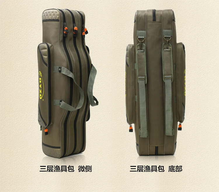Wallet 1.3 Thick Backpack Fishing Gear 130cm1 M 3 Machinery Households Soft Cloth Set of Rock Fishing Rod Bag Belly Hard Case