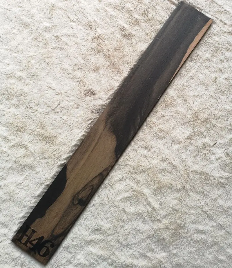 Africano para Violão Ébano Padrão Listrado Clássico Guitarra Elétrica Acústica Ukulele Dedo Diy Fretboard - Image 2