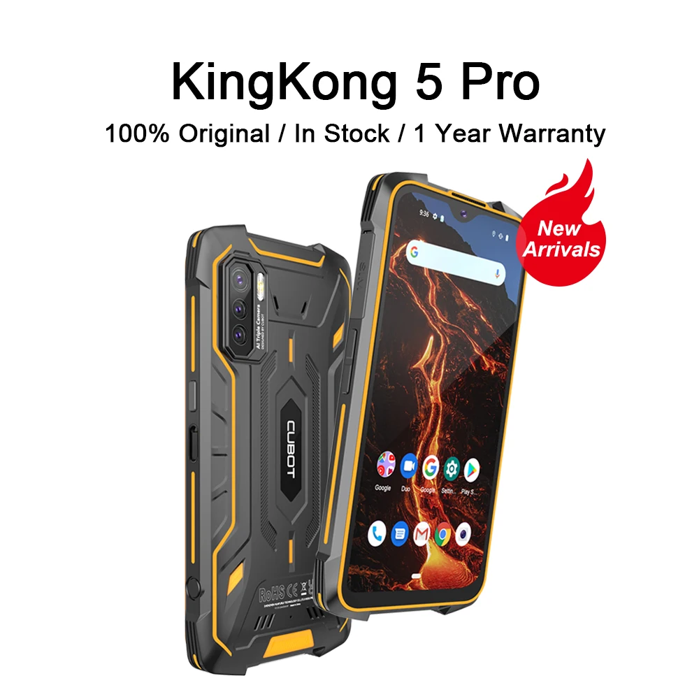 Cubot Kingkong 5 Pro 8000 мА/ч прочный смартфон Водонепроницаемый IP68/IP69K Android 11 глобальная
