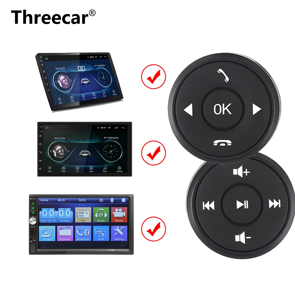 

Universal Car Steering Wheel remote Control android Window Bluetooth Button Universal wireless steering wheel control