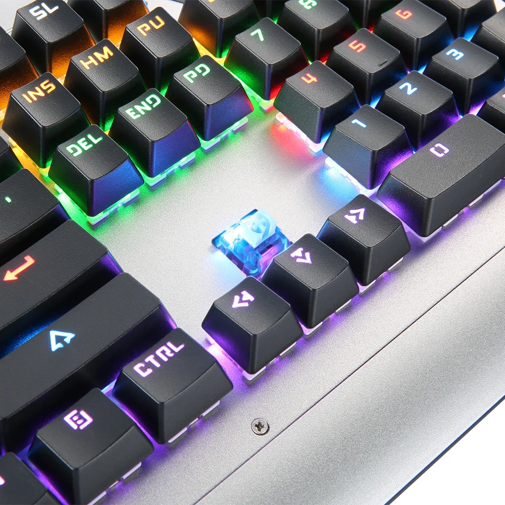 K380 Edition механическая клавиатура Проводная 104 клавиш RGB Blaclighting игровые клавиатуры для планшетов настольные игры