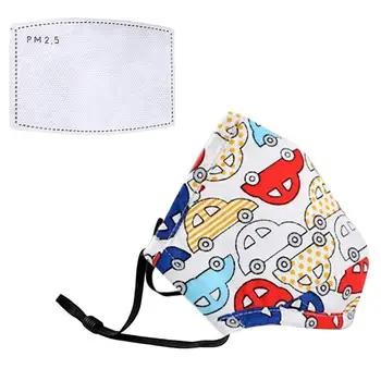 

Reusable Children Mask with Filters Kids Mouth Mask Anti-Fog Haze Dust Pm 2.5 Face Mask Breathable Valves 4 Layer Kids Mask