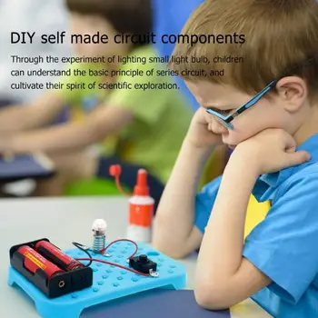

Student Physical Science Experiments DIY Electric Circuit Kit Children Educational Manual Toys Exercise Practical Ability toys