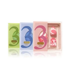 3 шт латексная мягкая губка набор супер мягкая самая Высококачественная бархатная микрофибра и мраморная губка для макияжа Набор