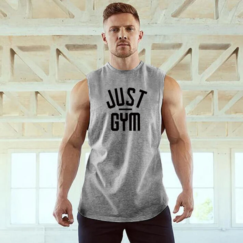 Muscleguys бренд фитнес падение проймы майка Мужская спортивная одежда Canotte Бодибилдинг Tanktop майка без рукавов тренировочный жилет