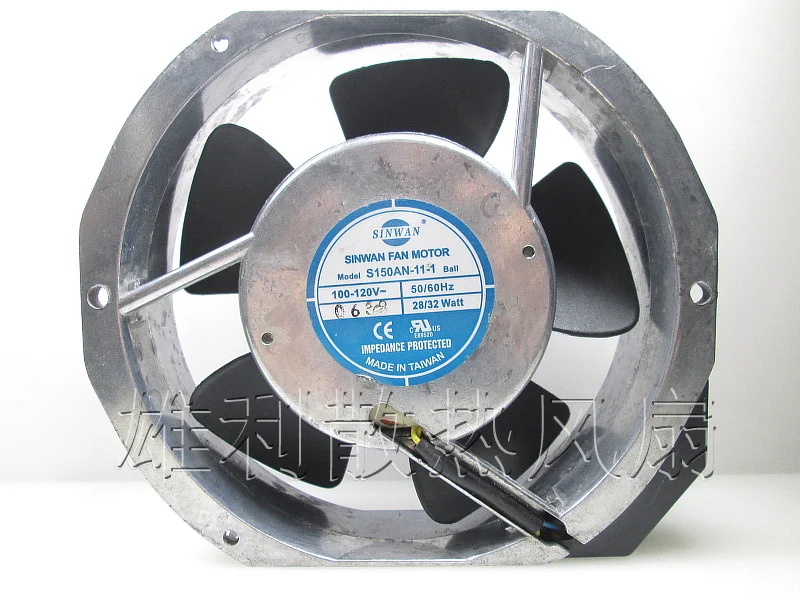 

Free Delivery.S150AN-11-1 100 / 120VAC 28 / 32W 50 / 60HZ cooling fan