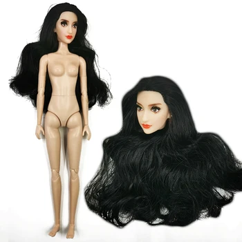 

28cm Beautiful Girl BJD Doll with Eyelash 1/6 New Nude Women 22 Movable Joints Body Chinese Doll