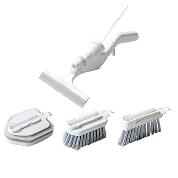 

1 Set Water Spray Brush Sponge Wipers Cleaner Removable Scraper Kitchen Cleaning