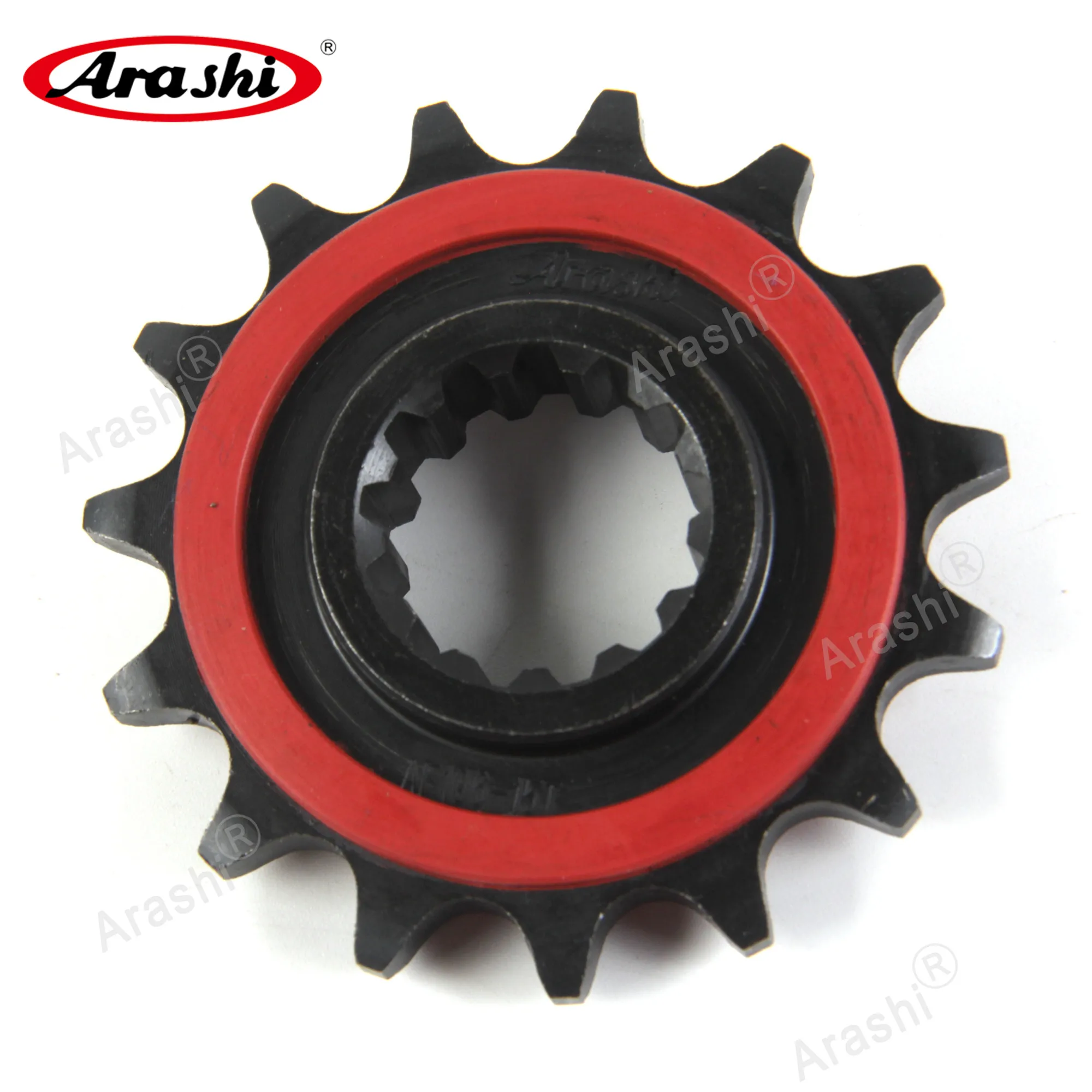 

Arashi 15T / 525 Rubber Cushioned Motorcycle Chain Front Sprocket For HONDA CBR650 R CBR650R 2019 2020 / CB650R ABS 19-20