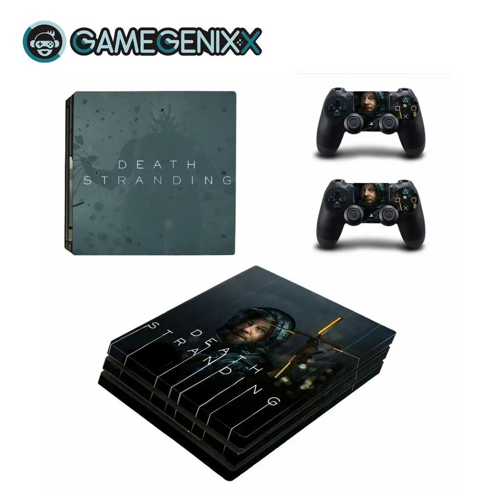 GAMEGENIXX Кожа Наклейка защитная виниловая наклейка для PS4 Pro консоли и 2 контроллеров-Death Stranding