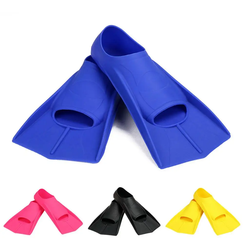 1 Pair Swimming Flippers Fins Diving Snorkeling Surfing Swim Soft Silicone Foot Adult | Спорт и развлечения