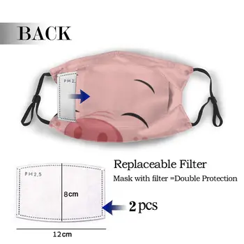 

protective mask with filter Pig Oink anti dust PM2.5 reuse adult teen child girl