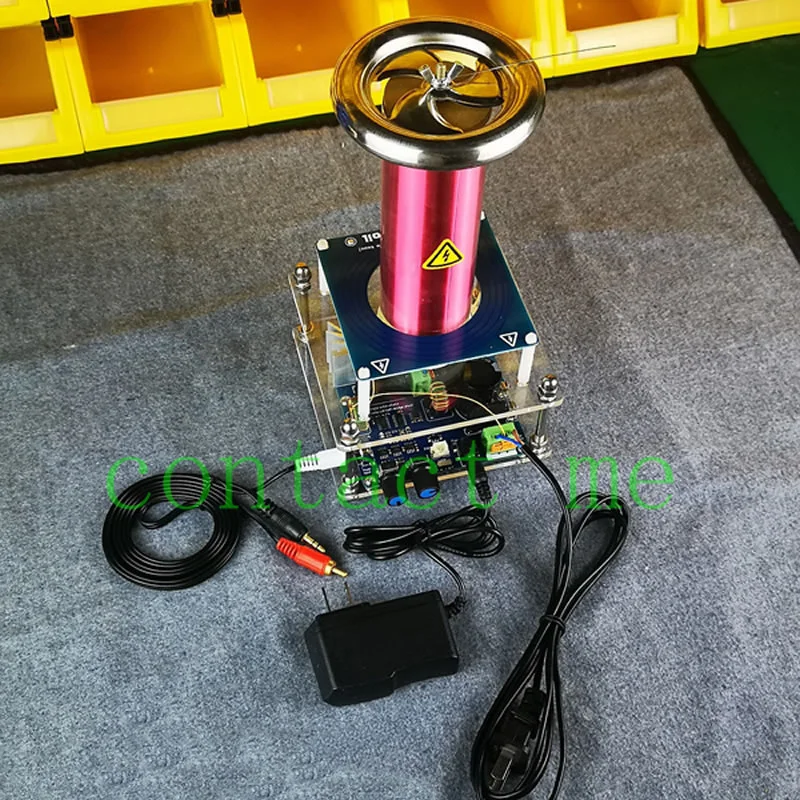 正規品販売店 テスラコイルデスクトップレベルの統合ソリッドステート音楽テスラコイル完成品 テスラコイル人工雷 安いを販売 Www Cargopar Com