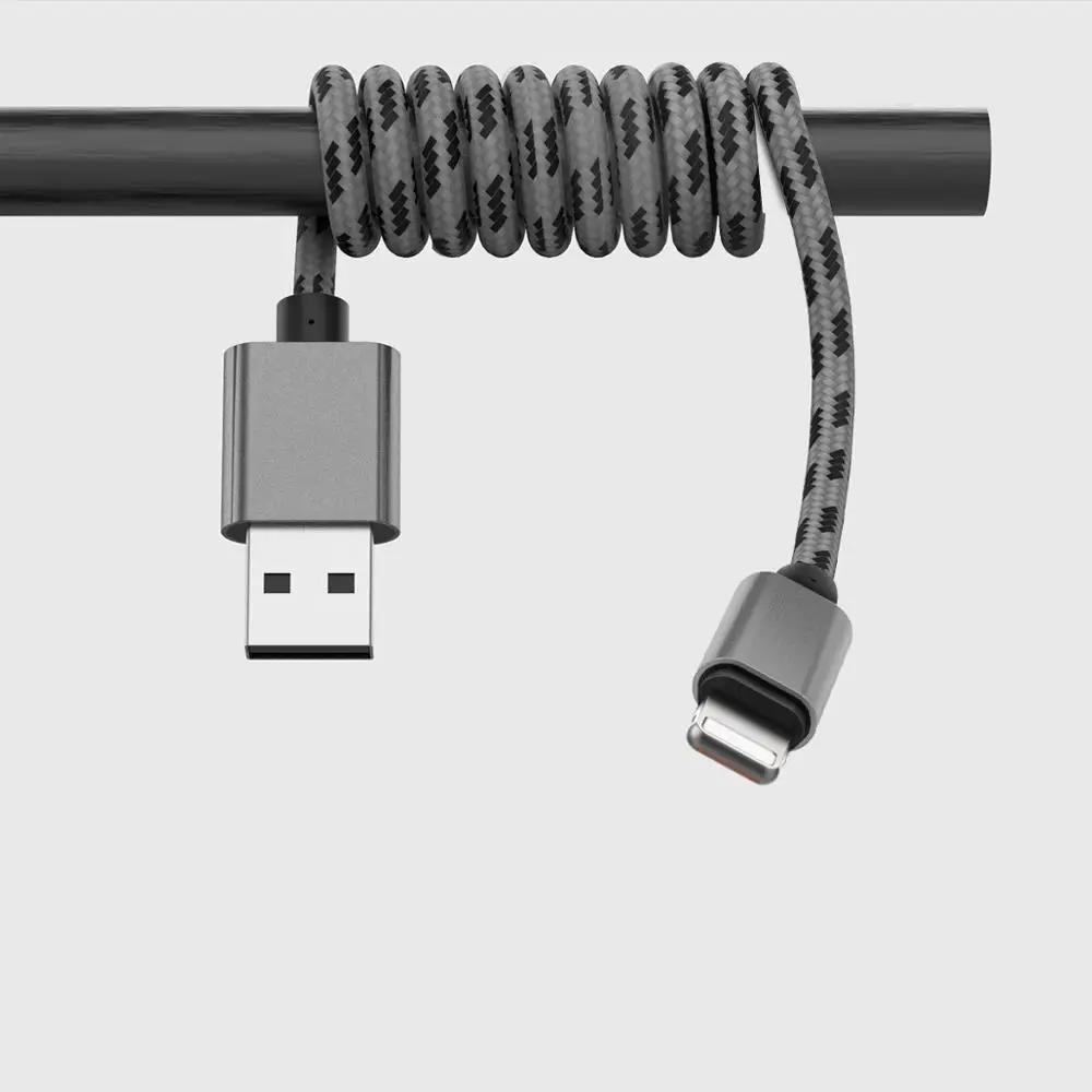 TeckNet зарядное устройство кабель Micro Usb кабель для iphone 11 usb type C Быстрая Зарядка адаптер зарядное устройство провод для samsung huawei Xiaomi шнур - Цвет: Grey for Apple