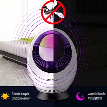 

Mosquito Killer Lamp Photocatalytic UV LED USB Electric Insect Trap Light No Noise No Radiation Insect Killer Flies Trap Lamp