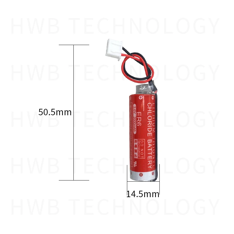1 шт. новая Оригинальная версия для MAXELL AA 14500 ER6C 3,6 V литиевая батарея батареи для ПЛК-устройств с двумя отверстиями