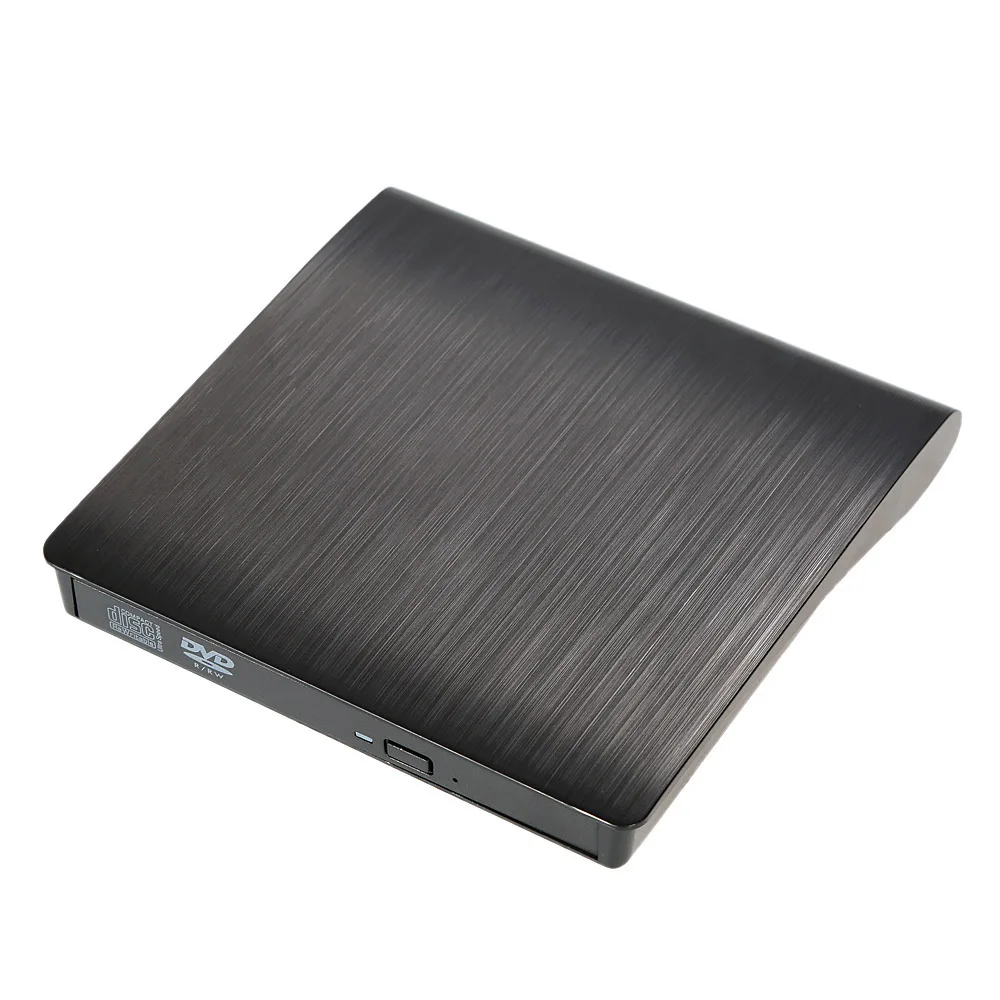 Ультра тонкий внешний диск DVD-RW USB 3,0 Писатель горелки BD-ROM 3D Blu-Ray плеер для Linux Windows Mac OS черный