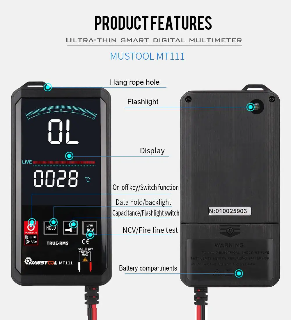 Nennbo ECG PPG Smart Watch E06 IP68 Waterproof