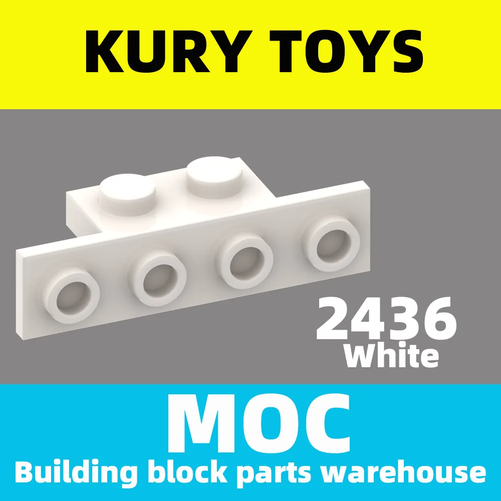 

Kury Toys DIY MOC For 2436 Building block parts For Bracket 1 x 2 - 1 x 4 For Modified Plate