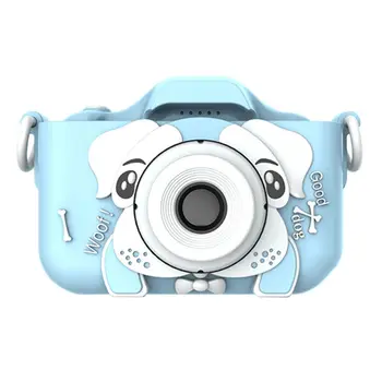 

Kids Mini Digital Camera Cute Cartoon Dog Dual Lens Cam Child Educational Toy Y4QA