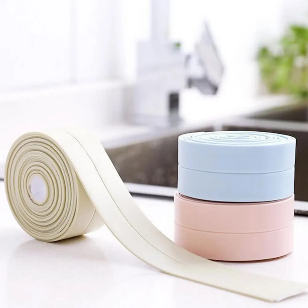 

3.2m PVC Sealing Strip Waterproof Mildew Proof Self Adhesive Door Window Gaped Sealing Strip Kitchen Gadget Strip Windproof