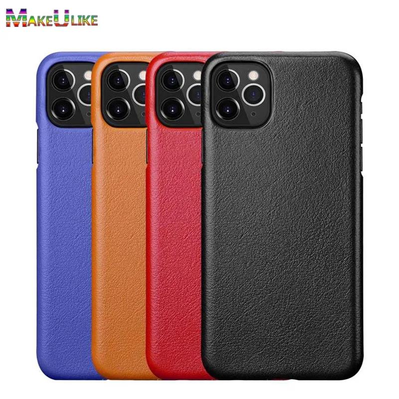 

Genuine Leather Case For iPhone X XR XS Max 11 Pro MAX Cover Luxury Matte Real Cow Leather Case For iPhone XR XS Max Back Case